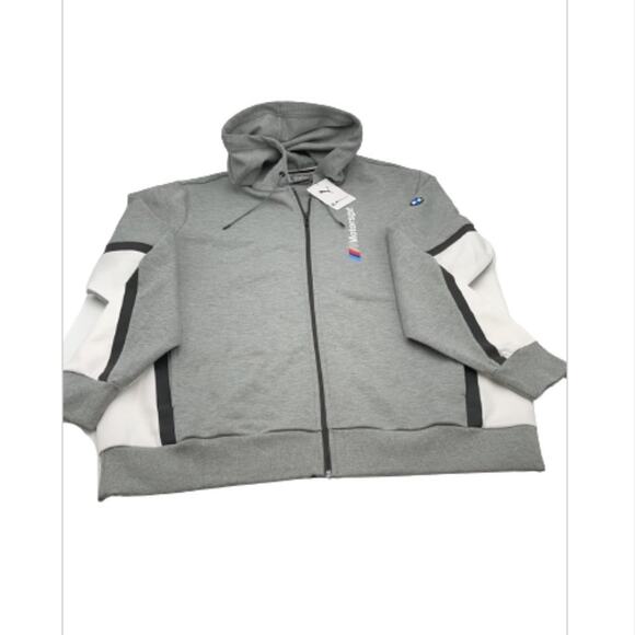 PUMA Men Bmw Motorsport Hooded Sweat Jacket sz XXL -- - Picture 10 of 17